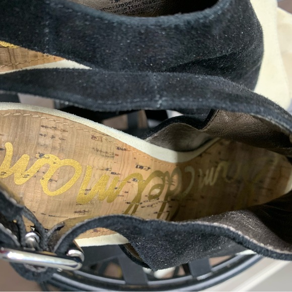 color block open toe wedges - Picture 5 of 6